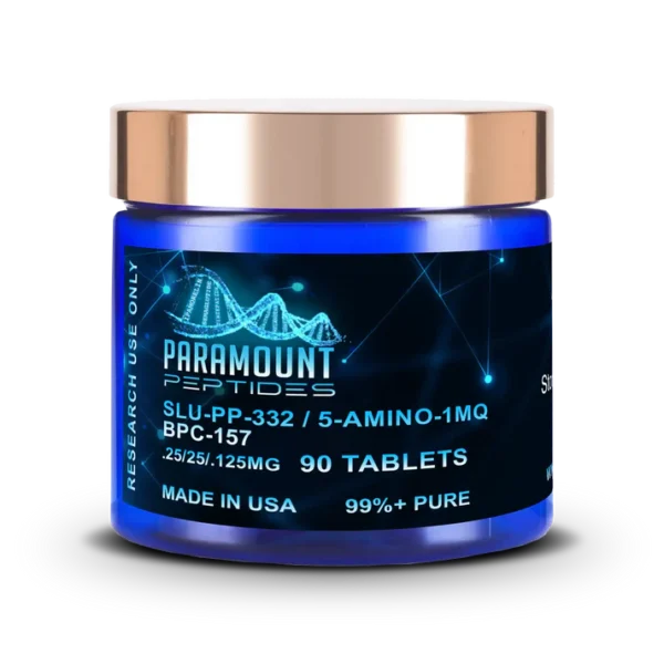Weight Loss Blend - SLU-PP-332 (250mcg) / 5-Amino-1mq (25mg) / BPC-157 (125mcg) x 90 Tablets - Image 1